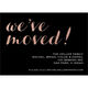 Black We've Moved Foil Stamped Moving Announcements Image 4 of 9